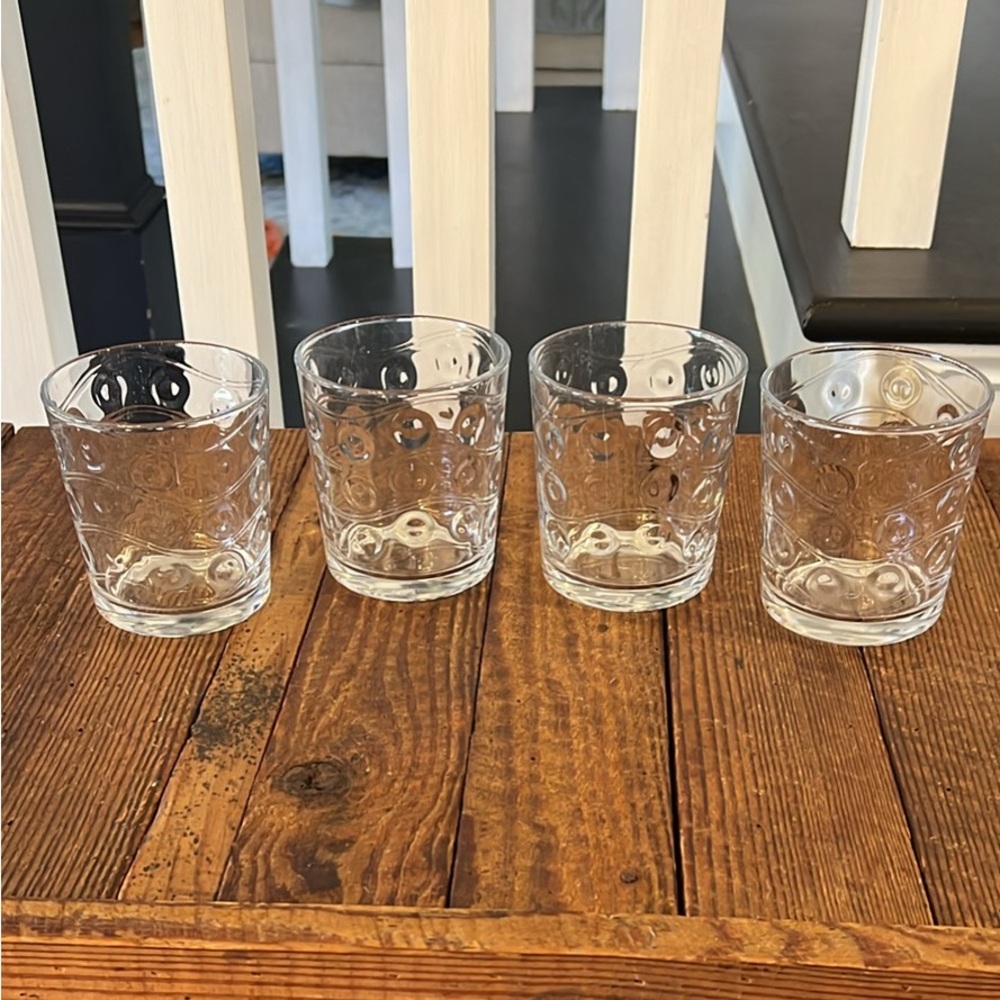 Elegant Clear Glass Tumbler Set (4) - Picture 1 of 6